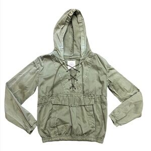 SO Authentic American Heritage Khaki Lace Front Utility Jacket